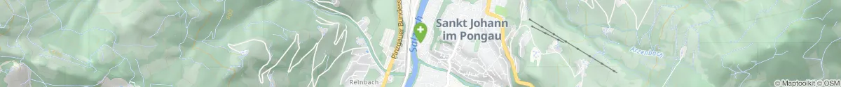 Kartendarstellung des Standorts für Vital Apotheke in 5600 Sankt Johann im Pongau
